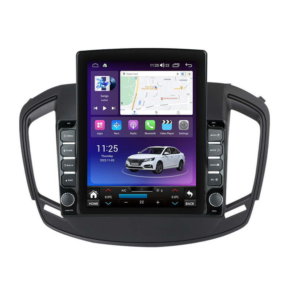 Navigatie dedicata cu Android Opel Insignia A 2013 - 2017, 4GB RAM, Radio GPS Dual Zone, Touchscreen IPS 9.7" HD tip Tesla, Internet Wi-Fi si slot SIM 4G, Bluetooth, MirrorLink, USB