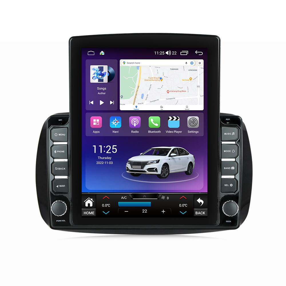 Navigatie dedicata cu Android Smart Forfour dupa 2014, 4GB RAM, Radio GPS Dual Zone, Touchscreen IPS 9.7" HD tip Tesla, Internet Wi-Fi si slot SIM 4G, Bluetooth, MirrorLink, USB