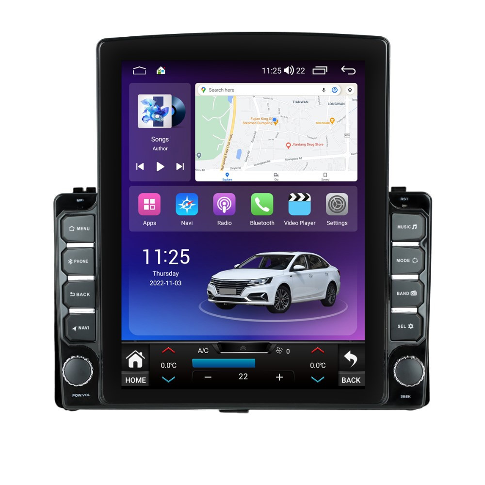 Navigatie dedicata cu Android Toyota Corolla 2017 - 2018, 4GB RAM, Radio GPS Dual Zone, Touchscreen IPS 9.7" HD tip Tesla, Internet Wi-Fi si slot SIM 4G, Bluetooth, MirrorLink, USB