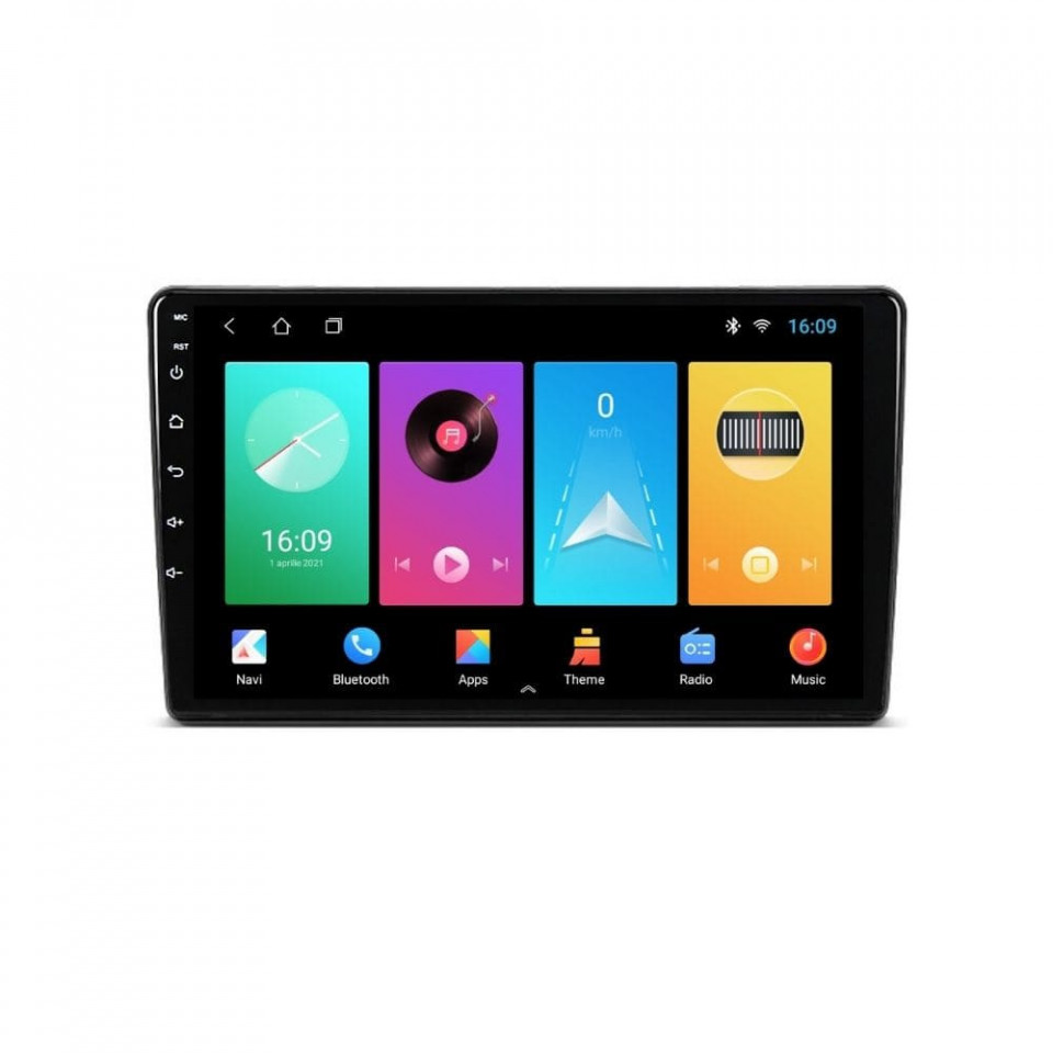 Navigatie dedicata cu Android Peugeot Partner 2008 - 2018, 1GB RAM, Radio GPS Dual Zone, Display HD IPS 9" Touchscreen, Internet Wi-Fi, Bluetooth, MirrorLink, USB
