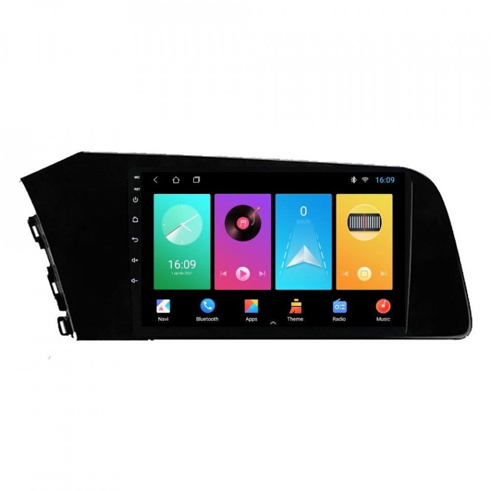 Navigatie dedicata cu Android Hyundai Elantra VII dupa 2020, 1GB RAM, Radio GPS Dual Zone, Display HD IPS 10" Touchscreen, Internet Wi-Fi, Bluetooth, MirrorLink, USB