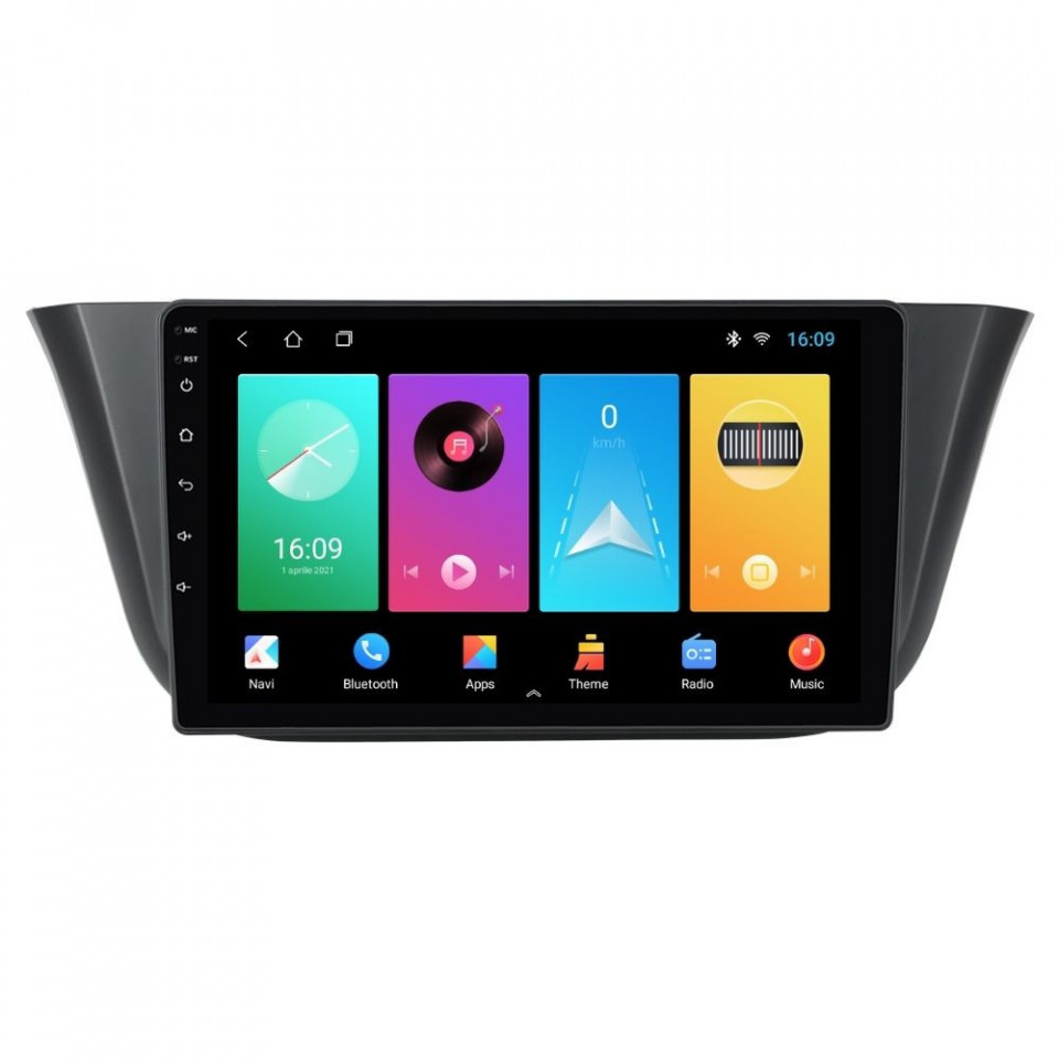 Navigatie dedicata cu Android Iveco Daily VI dupa 2014, 1GB RAM, Radio GPS Dual Zone, Display HD IPS 9" Touchscreen, Internet Wi-Fi, Bluetooth, MirrorLink, USB