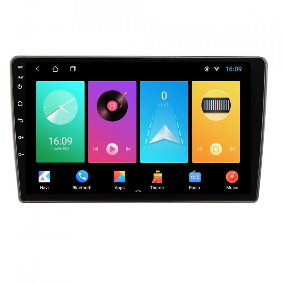 Navigatie dedicata cu Android Nissan Tiida 2004 - 2013, 1GB RAM, Radio GPS Dual Zone, Display HD IPS 9" Touchscreen, Internet Wi-Fi, Bluetooth, MirrorLink, USB