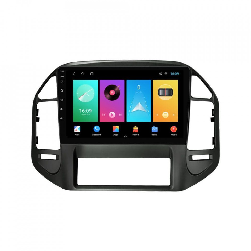 Navigatie dedicata cu Android Mitsubishi Pajero III 2001 - 2006, 1GB RAM, Radio GPS Dual Zone, Display HD IPS 10" Touchscreen, Internet Wi-Fi, Bluetooth, MirrorLink, USB