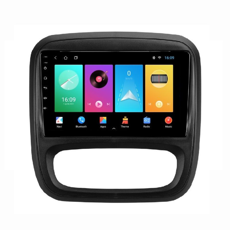 Navigatie dedicata cu Android Opel Vivaro B 2014 - 2019, 1GB RAM, Radio GPS Dual Zone, Display HD IPS 9" Touchscreen, Internet Wi-Fi, Bluetooth, MirrorLink, USB