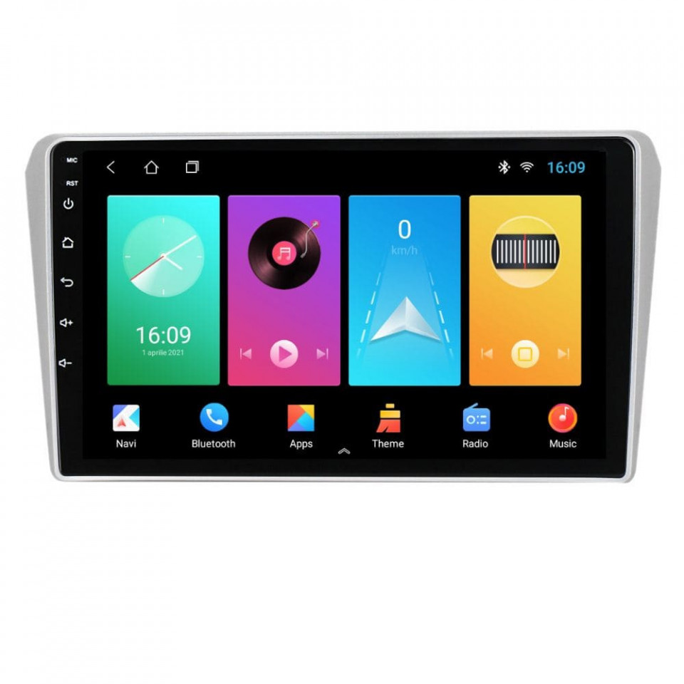 Navigatie dedicata cu Android Toyota Avensis T25 2003 - 2009, 1GB RAM, Radio GPS Dual Zone, Display HD IPS 9" Touchscreen, Internet Wi-Fi, Bluetooth, MirrorLink, USB