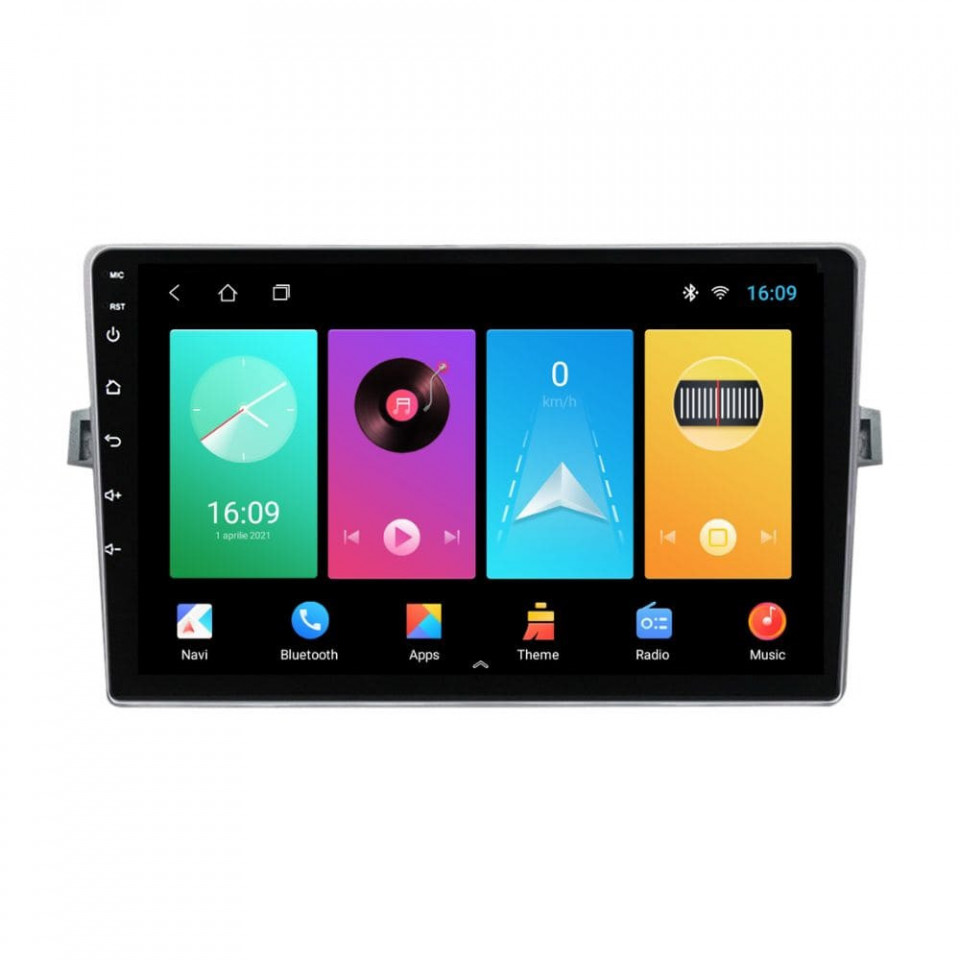 Navigatie dedicata cu Android Toyota Verso 2009 - 2018, 1GB RAM, Radio GPS Dual Zone, Display HD IPS 9" Touchscreen, Internet Wi-Fi, Bluetooth, MirrorLink, USB