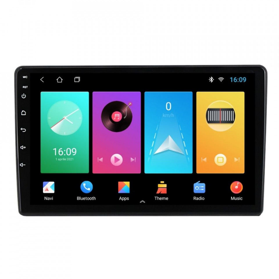 Navigatie dedicata cu Android VW Caddy 2004 - 2020, 1GB RAM, Radio GPS Dual Zone, Display HD IPS 10'' Touchscreen, Internet Wi-Fi, Bluetooth, MirrorLink, USB