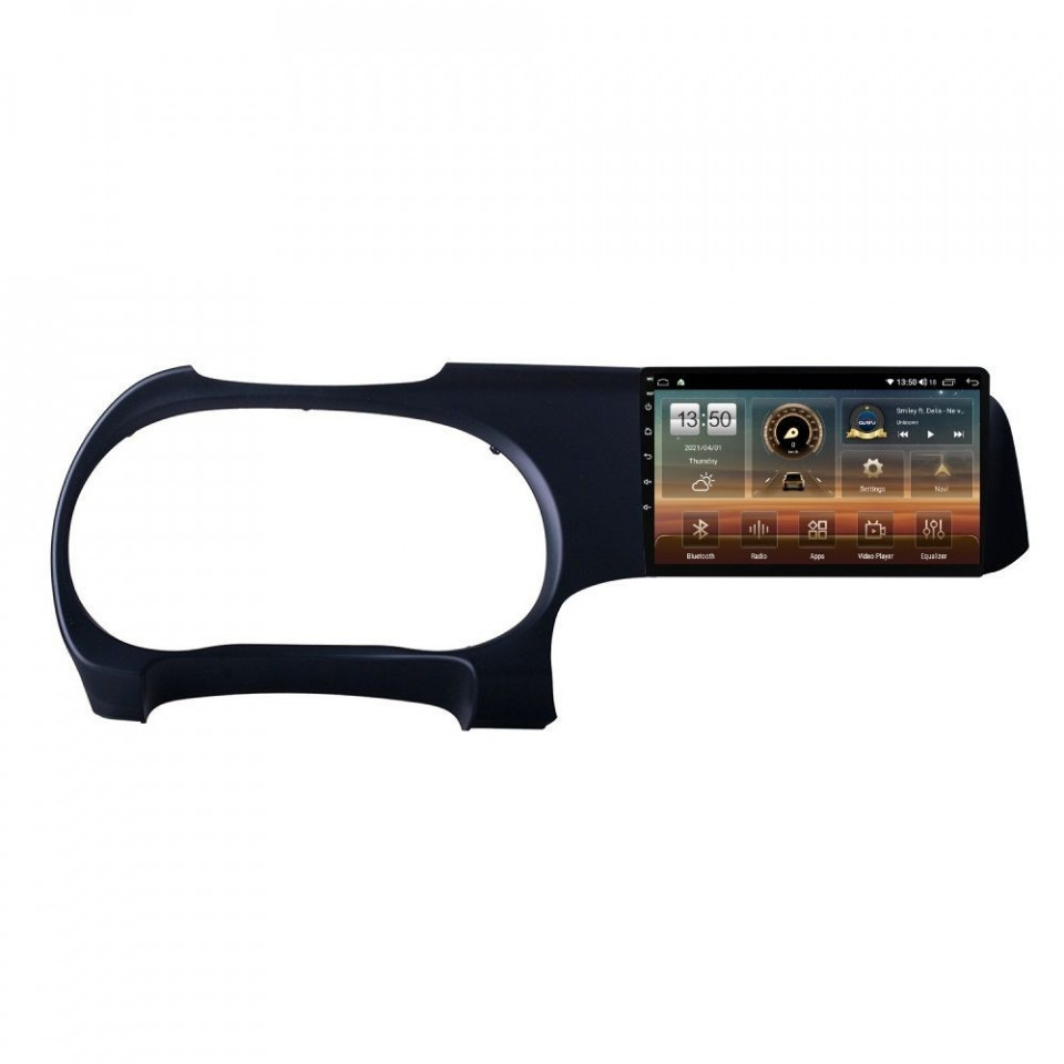 Navigatie dedicata cu Android Hyundai i10 dupa 2020, 4GB RAM, Radio GPS Dual Zone, Display HD QLED 9" Touchscreen, Internet Wi-Fi si slot SIM 4G, Bluetooth, MirrorLink, USB