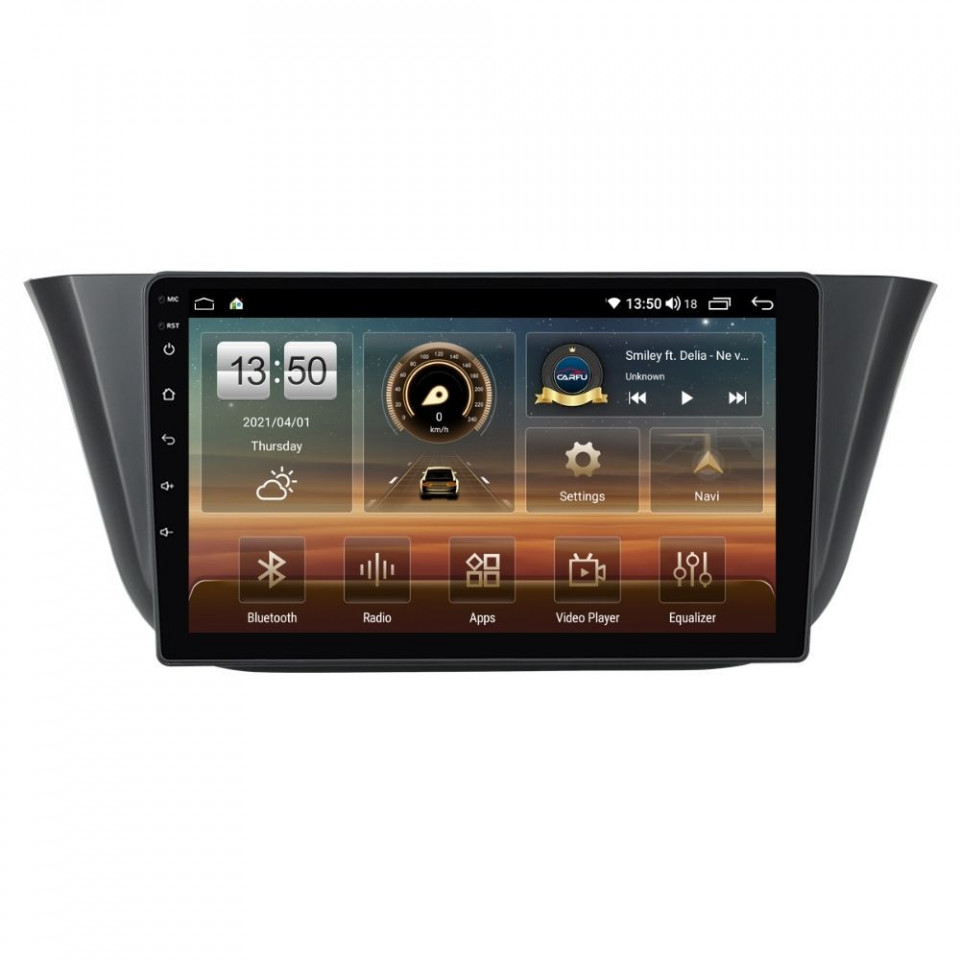 Navigatie dedicata cu Android Iveco Daily VI dupa 2014, 4GB RAM, Radio GPS Dual Zone, Display HD QLED 9" Touchscreen, Internet Wi-Fi si slot SIM 4G, Bluetooth, MirrorLink, USB