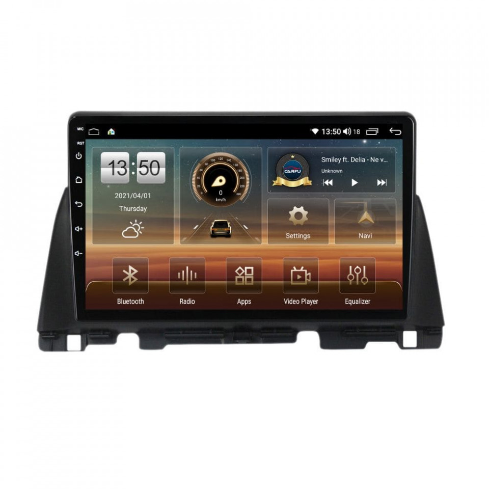Navigatie dedicata cu Android Kia Optima II dupa 2015, 4GB RAM, Radio GPS Dual Zone, Display HD QLED 10" Touchscreen, Internet Wi-Fi si slot SIM 4G, Bluetooth, MirrorLink, USB
