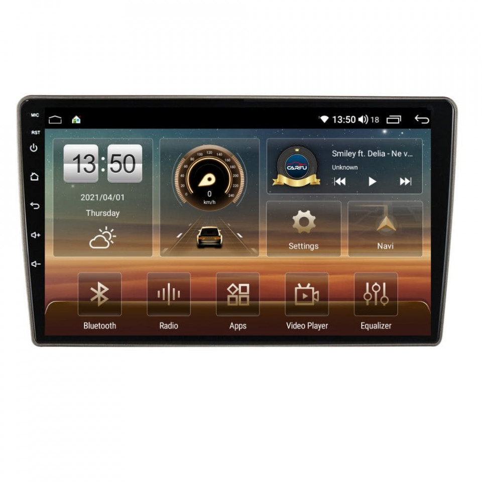 Navigatie dedicata cu Android Nissan Tiida 2004 - 2013, 4GB RAM, Radio GPS Dual Zone, Display HD QLED 9" Touchscreen, Internet Wi-Fi si slot SIM 4G, Bluetooth, MirrorLink, USB