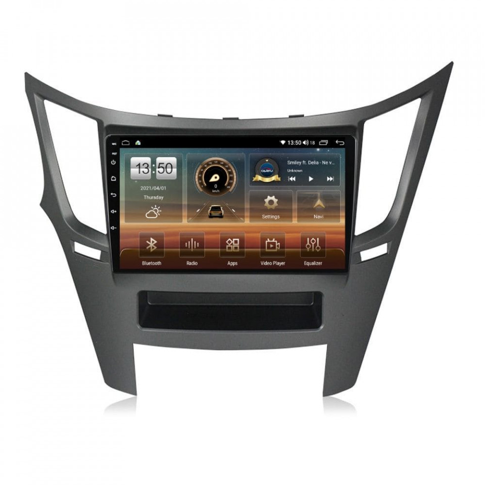 Navigatie dedicata cu Android Subaru Outback / Legacy 2009 - 2014, 4GB RAM, Radio GPS Dual Zone, Display HD QLED 9" Touchscreen, Internet Wi-Fi si slot SIM 4G, Bluetooth, MirrorLink, USB