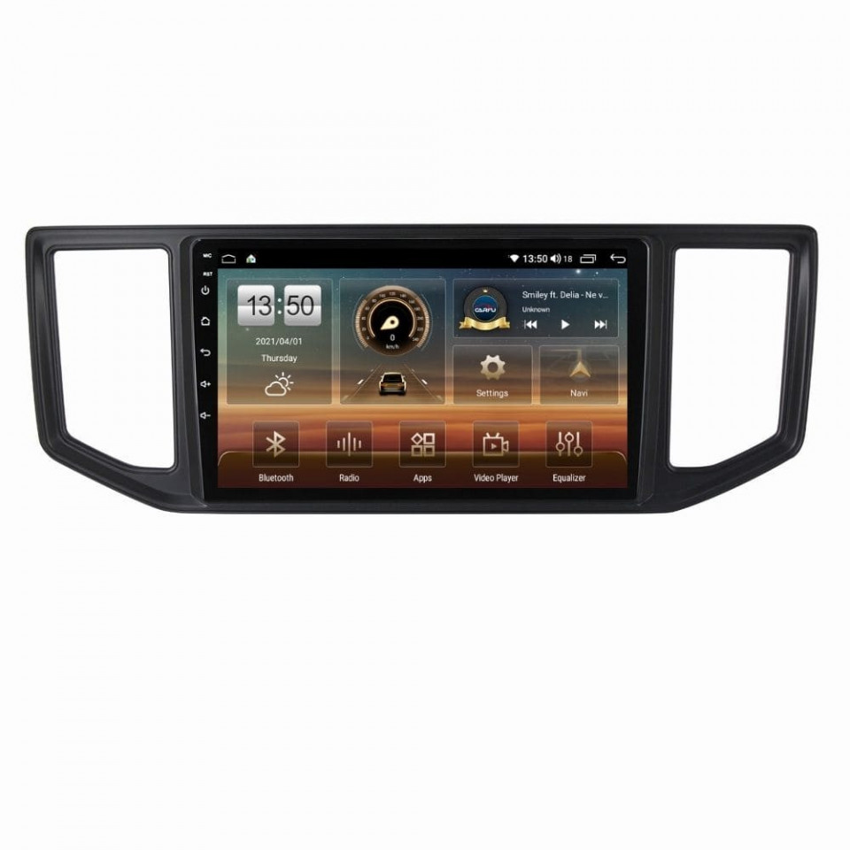 Navigatie dedicata cu Android VW Crafter dupa 2016, 4GB RAM, Radio GPS Dual Zone, Display HD QLED 10" Touchscreen, Internet Wi-Fi si slot SIM 4G, Bluetooth, MirrorLink, USB