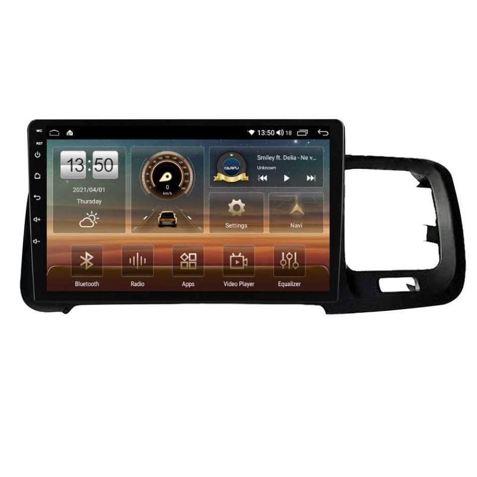 Navigatie dedicata cu Android Volvo S60 II / V60 I 2010 - 2014, 4GB RAM, Radio GPS Dual Zone, Display HD QLED 9" Touchscreen, Internet Wi-Fi si slot SIM 4G, Bluetooth, MirrorLink, USB