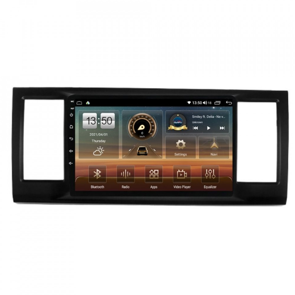 Navigatie dedicata cu Android VW Transporter / Caravelle / Multivan T6 2015 - 2020, 4GB RAM, Radio GPS Dual Zone, Display HD QLED 9" Touchscreen, Internet Wi-Fi si slot SIM 4G, Bluetooth, MirrorLink, USB