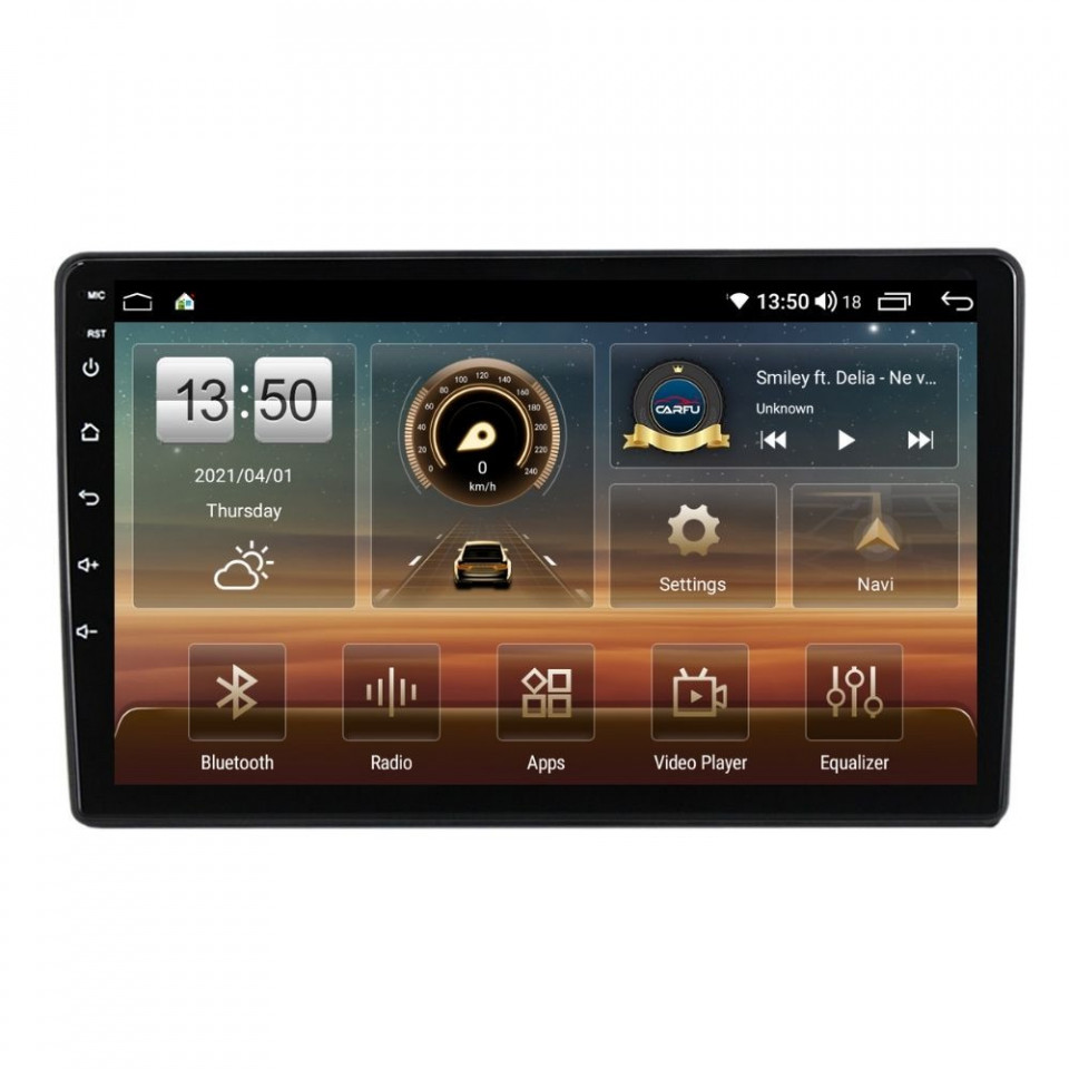 Navigatie dedicata cu Android VW Transporter T5 2010 - 2015, 4GB RAM, Radio GPS Dual Zone, Display HD QLED 10'' Touchscreen, Internet Wi-Fi si slot SIM 4G, Bluetooth, MirrorLink, USB