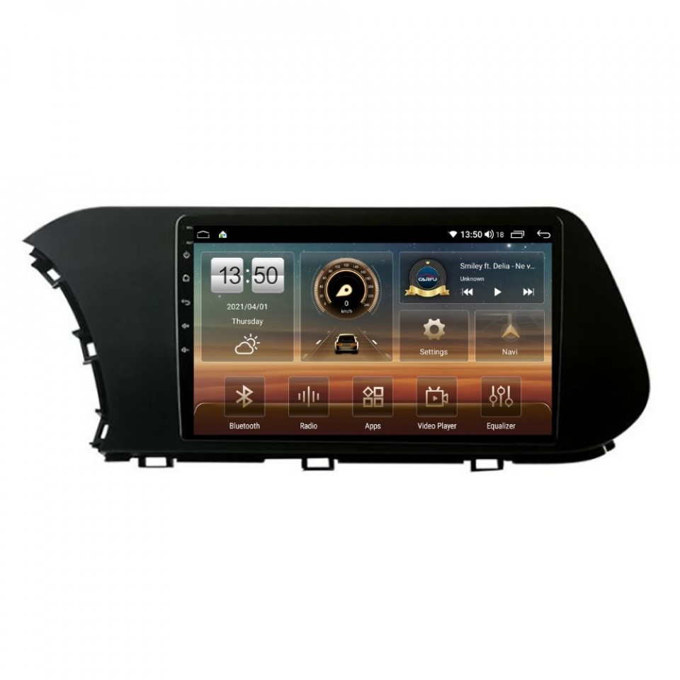 Navigatie dedicata cu Android Hyundai i20 dupa 2020, 6GB RAM, Radio GPS Dual Zone, Display HD QLED 10" Touchscreen, Internet Wi-Fi si slot SIM 4G, Bluetooth, MirrorLink, USB