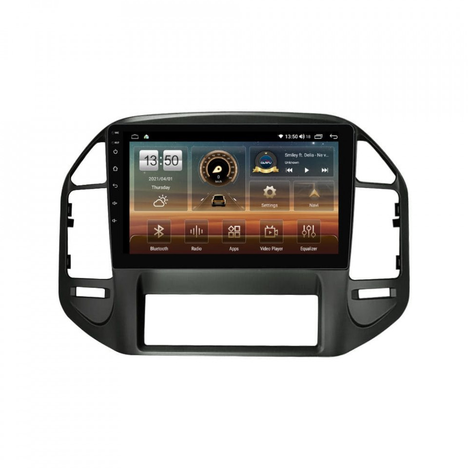 Navigatie dedicata cu Android Mitsubishi Pajero III 2001 - 2006, 6GB RAM, Radio GPS Dual Zone, Display HD QLED 10" Touchscreen, Internet Wi-Fi si slot SIM 4G, Bluetooth, MirrorLink, USB