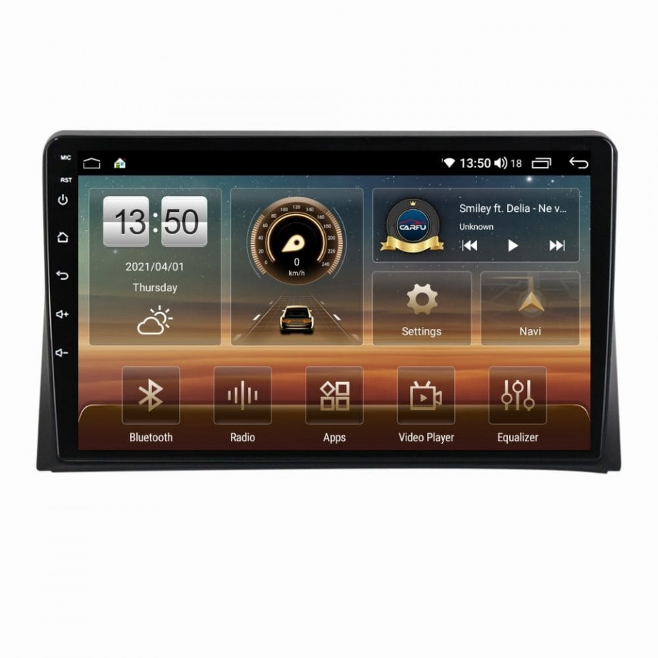 Navigatie dedicata cu Android VW Multivan V (2003-2015), 6GB RAM, Radio GPS Dual Zone, Display HD QLED 9" Touchscreen, Internet Wi-Fi si slot SIM 4G, Bluetooth, MirrorLink, USB