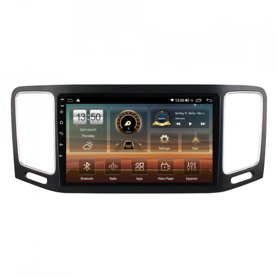 Navigatie dedicata cu Android VW Sharan dupa 2010, 6GB RAM, Radio GPS Dual Zone, Display HD QLED 9'' Touchscreen, Internet Wi-Fi si slot SIM 4G, Bluetooth, MirrorLink, USB