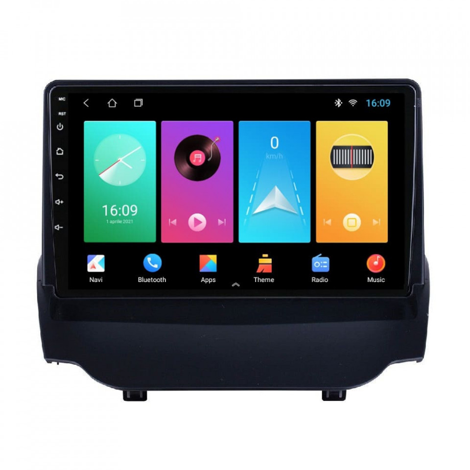 Navigatie dedicata cu Android Ford Ecosport 2012 - 2018, 2GB RAM, Radio GPS Dual Zone, Display HD IPS 9" Touchscreen, Internet Wi-Fi, Bluetooth, MirrorLink, USB