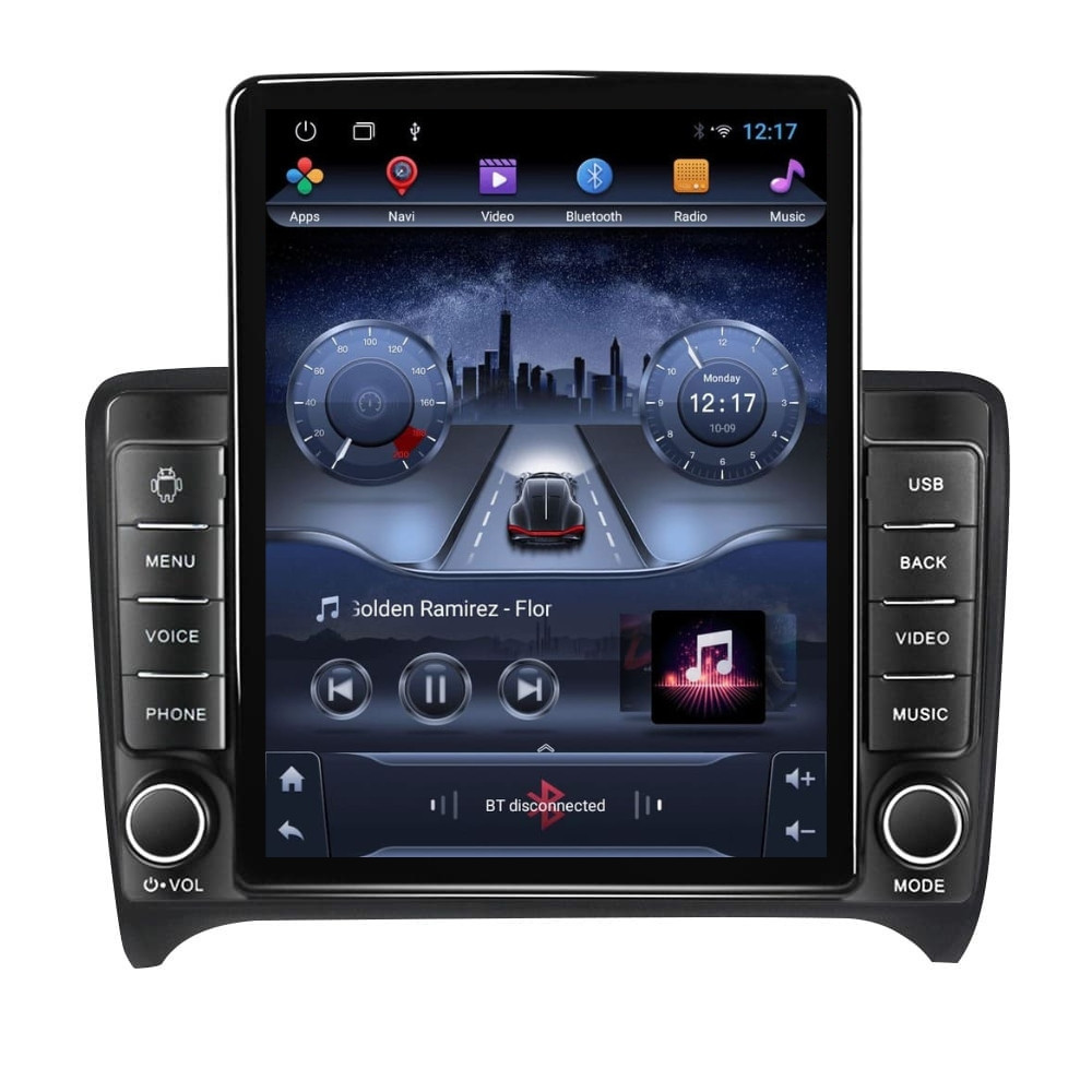 Navigatie dedicata cu Android Audi TT 2006 - 2015, 2GB RAM, Radio GPS Dual Zone, Touchscreen IPS 9.7" HD tip Tesla, Internet Wi-Fi, Bluetooth, MirrorLink, USB