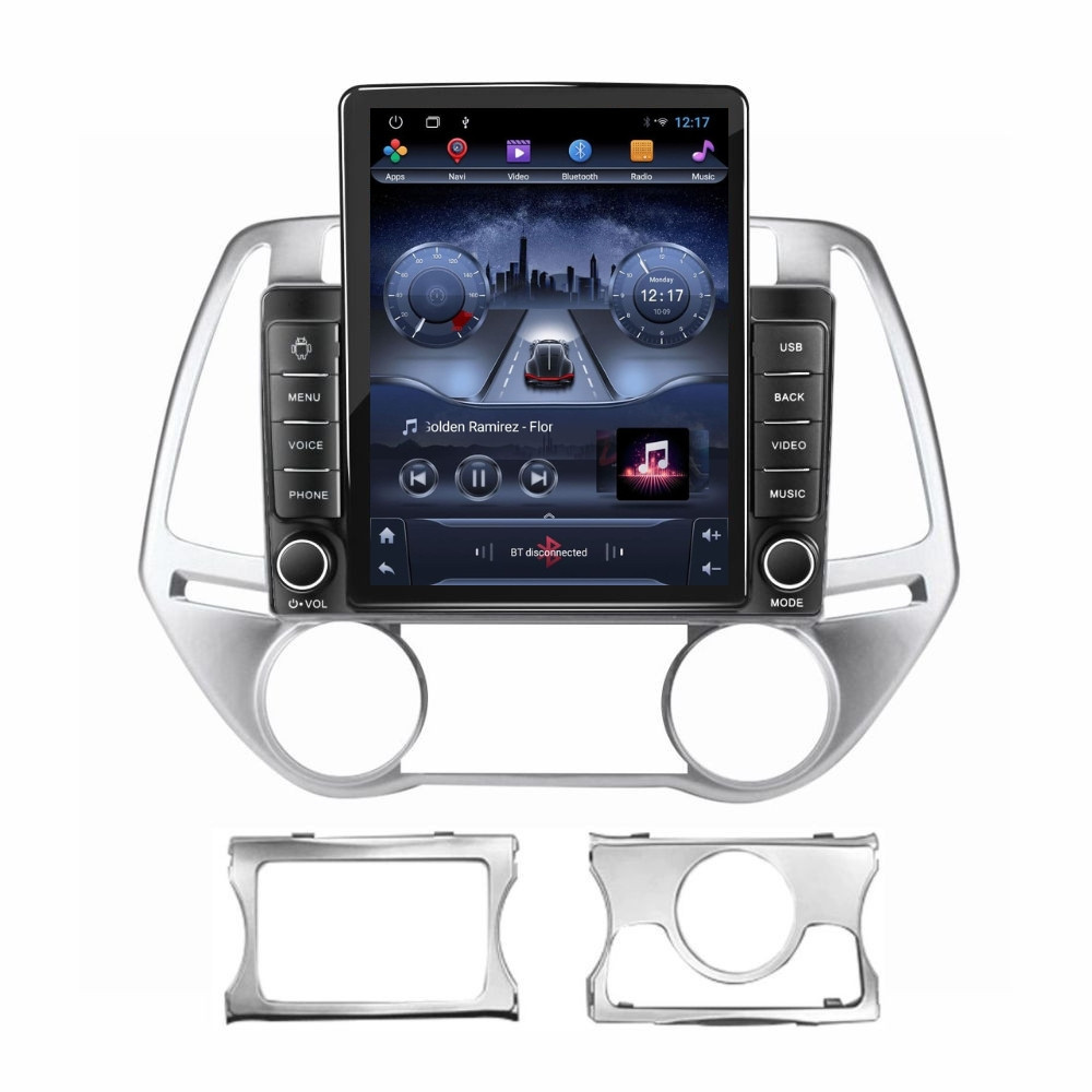 Navigatie dedicata cu Android Hyundai i20 2012 - 2014, 2GB RAM, Radio GPS Dual Zone, Touchscreen IPS 9.7" HD tip Tesla, Internet Wi-Fi, Bluetooth, MirrorLink, USB