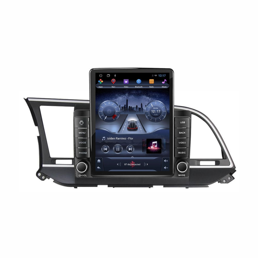 Navigatie dedicata cu Android Hyundai Elantra VI 2015 - 2018, 2GB RAM, Radio GPS Dual Zone, Touchscreen IPS 9.7" HD tip Tesla, Internet Wi-Fi, Bluetooth, MirrorLink, USB
