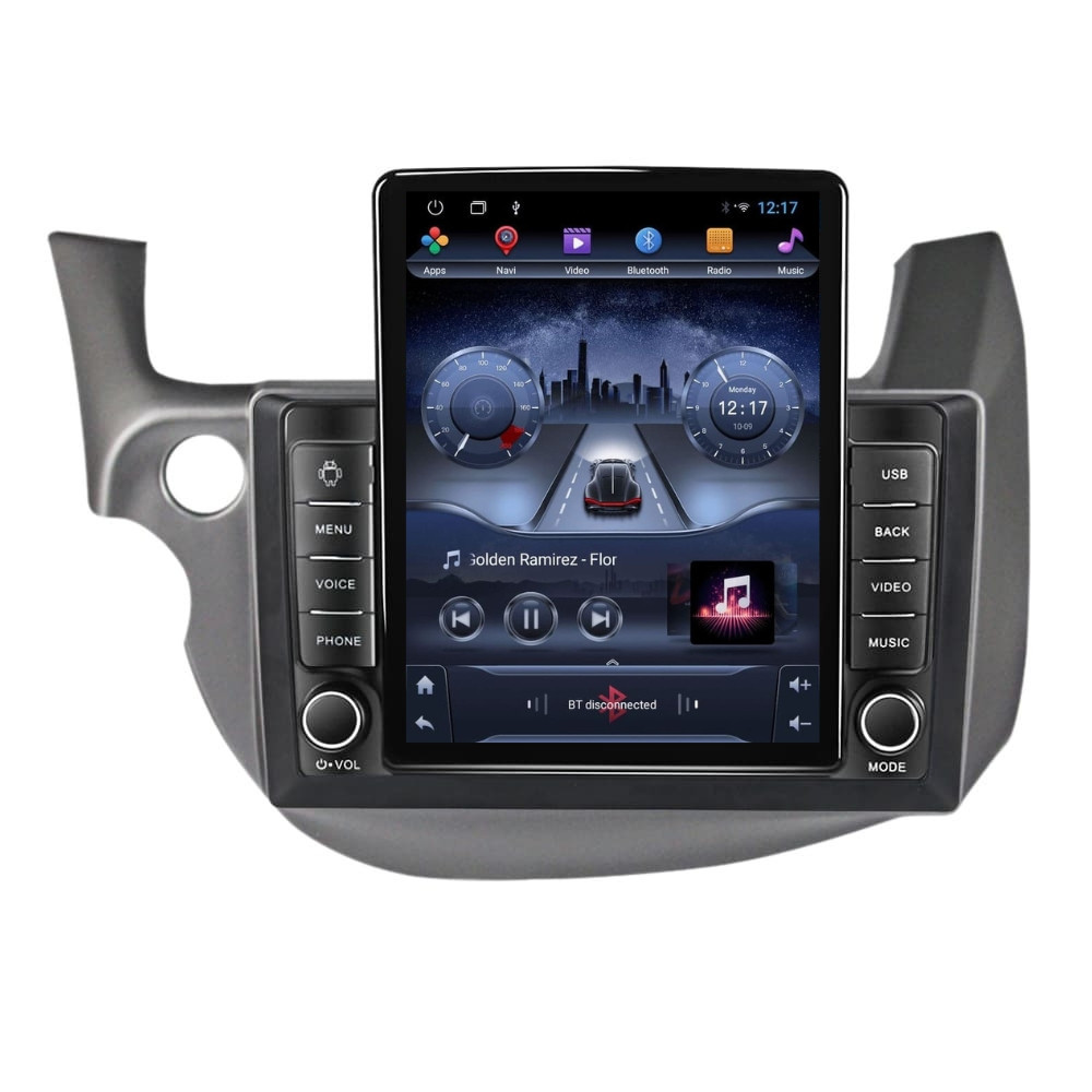 Navigatie dedicata cu Android Honda Jazz III 2007 - 2013, 2GB RAM, Radio GPS Dual Zone, Touchscreen IPS 9.7" HD tip Tesla, Internet Wi-Fi, Bluetooth, MirrorLink, USB