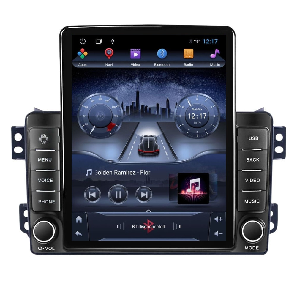 Navigatie dedicata cu Android Suzuki Splash 2008 - 2015, 2GB RAM, Radio GPS Dual Zone, Touchscreen IPS 9.7" HD tip Tesla, Internet Wi-Fi, Bluetooth, MirrorLink, USB