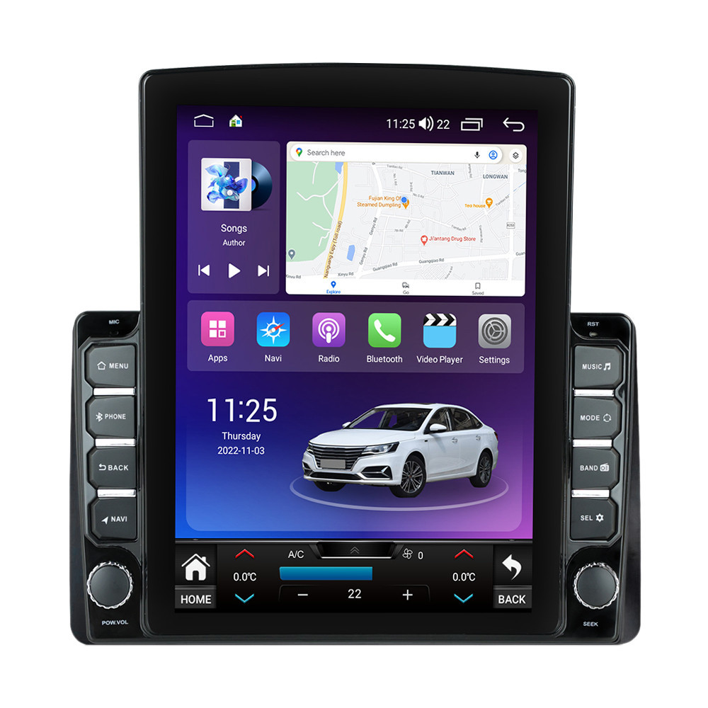 Navigatie dedicata cu Android Dacia Duster II 2018 - 2022, 4GB RAM, Radio GPS Dual Zone, Touchscreen IPS 9.7" HD tip Tesla, Internet Wi-Fi si slot SIM 4G, Bluetooth, MirrorLink, USB