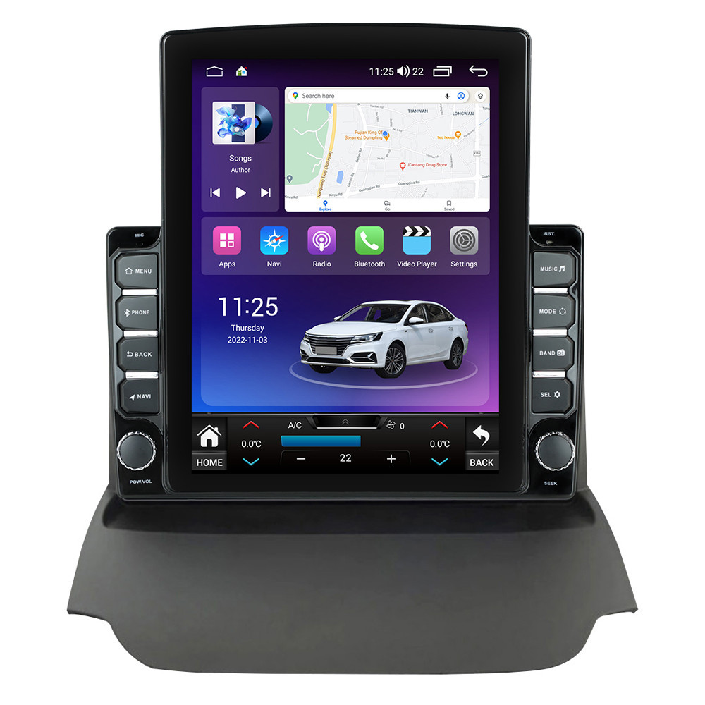 Navigatie dedicata cu Android Ford Ecosport 2012 - 2018, 4GB RAM, Radio GPS Dual Zone, Touchscreen IPS 9.7" HD tip Tesla, Internet Wi-Fi si slot SIM 4G, Bluetooth, MirrorLink, USB