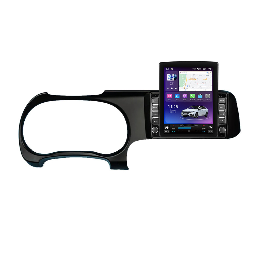 Navigatie dedicata cu Android Hyundai i10 dupa 2020, 4GB RAM, Radio GPS Dual Zone, Touchscreen IPS 9.7" HD tip Tesla, Internet Wi-Fi si slot SIM 4G, Bluetooth, MirrorLink, USB