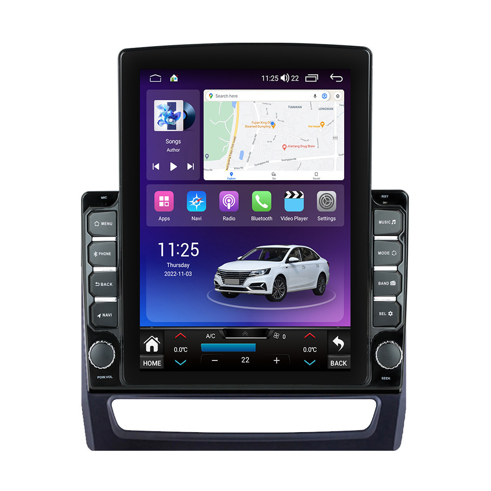 Navigatie dedicata cu Android Mitsubishi ASX dupa 2019, 4GB RAM, Radio GPS Dual Zone, Touchscreen IPS 9.7" HD tip Tesla, Internet Wi-Fi si slot SIM 4G, Bluetooth, MirrorLink, USB
