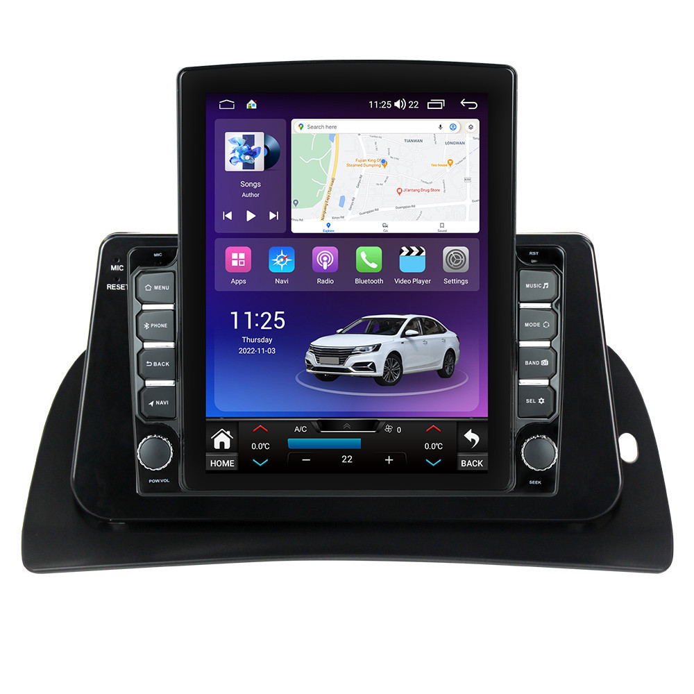 Navigatie dedicata cu Android Renault Kangoo II 2008 - 2021, 4GB RAM, Radio GPS Dual Zone, Touchscreen IPS 9.7" HD tip Tesla, Internet Wi-Fi si slot SIM 4G, Bluetooth, MirrorLink, USB