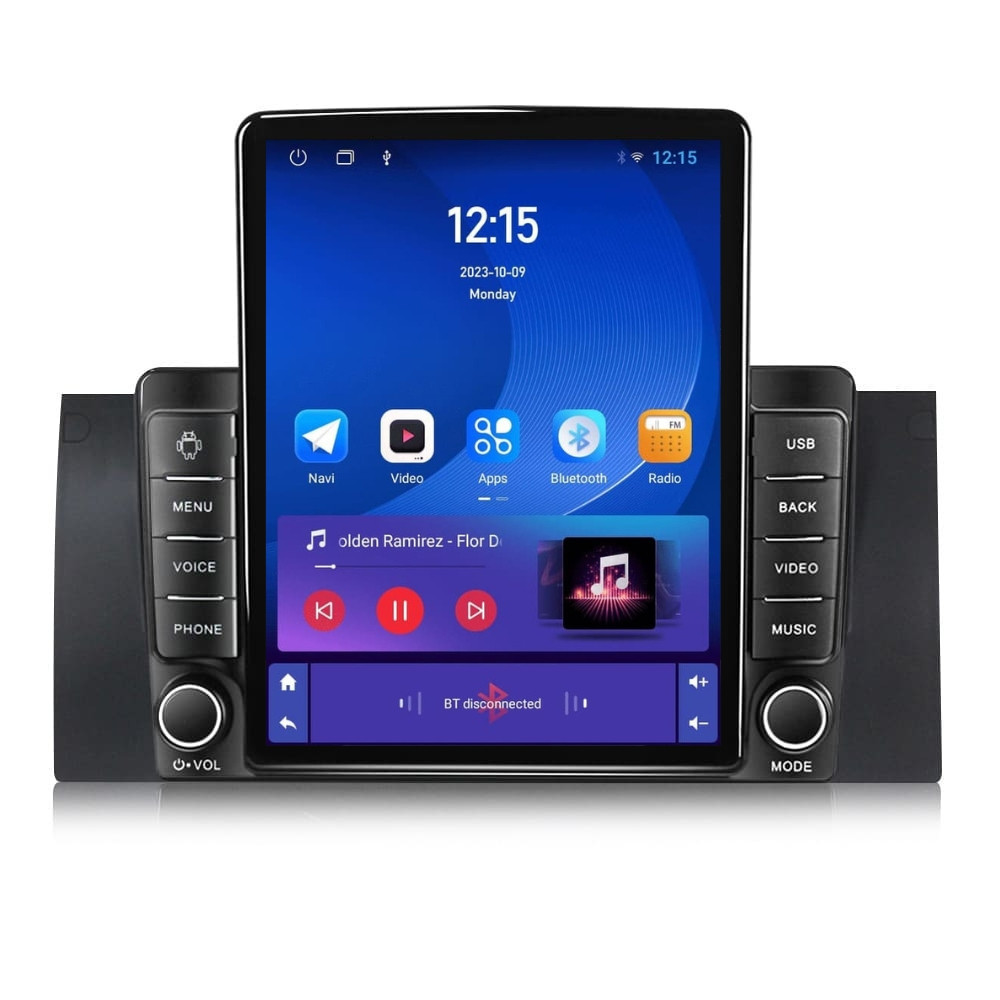 Navigatie dedicata cu Android BMW Seria 5 (E39) 1995 - 2003, 1GB RAM, Radio GPS Dual Zone, Touchscreen IPS 9.7" HD tip Tesla, Internet Wi-Fi, Bluetooth, MirrorLink, USB