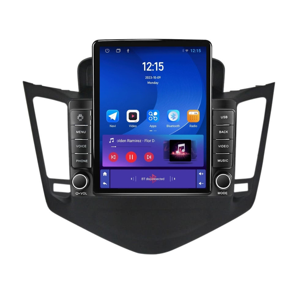 Navigatie dedicata cu Android Chevrolet Cruze 2008 - 2013, 1GB RAM, Radio GPS Dual Zone, Touchscreen IPS 9.7" HD tip Tesla, Internet Wi-Fi, Bluetooth, MirrorLink, USB