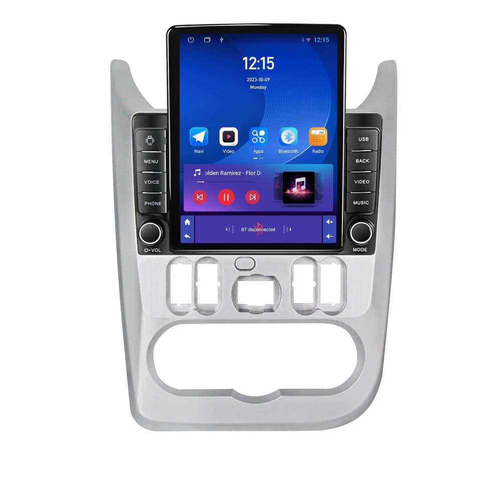 Navigatie dedicata cu Android Dacia Sandero I 2008 - 2013, 1GB RAM, Radio GPS Dual Zone, Touchscreen IPS 9.7" HD tip Tesla, Internet Wi-Fi, Bluetooth, MirrorLink, USB