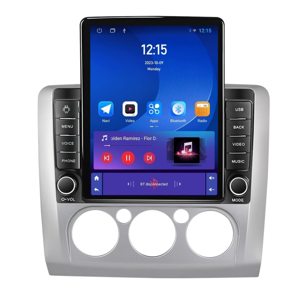 Navigatie dedicata cu Android Ford Focus II 2004 - 2011, clima manuala, 1GB RAM, Radio GPS Dual Zone, Touchscreen IPS 9.7" HD tip Tesla, Internet Wi-Fi, Bluetooth, MirrorLink, USB