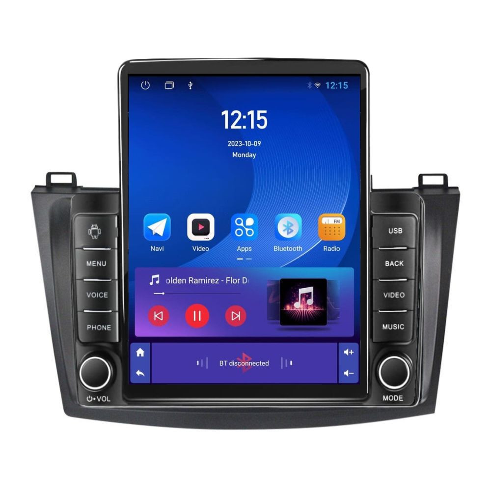 Navigatie dedicata cu Android Mazda 3 2009 - 2013, 1GB RAM, Radio GPS Dual Zone, Touchscreen IPS 9.7" HD tip Tesla, Internet Wi-Fi, Bluetooth, MirrorLink, USB