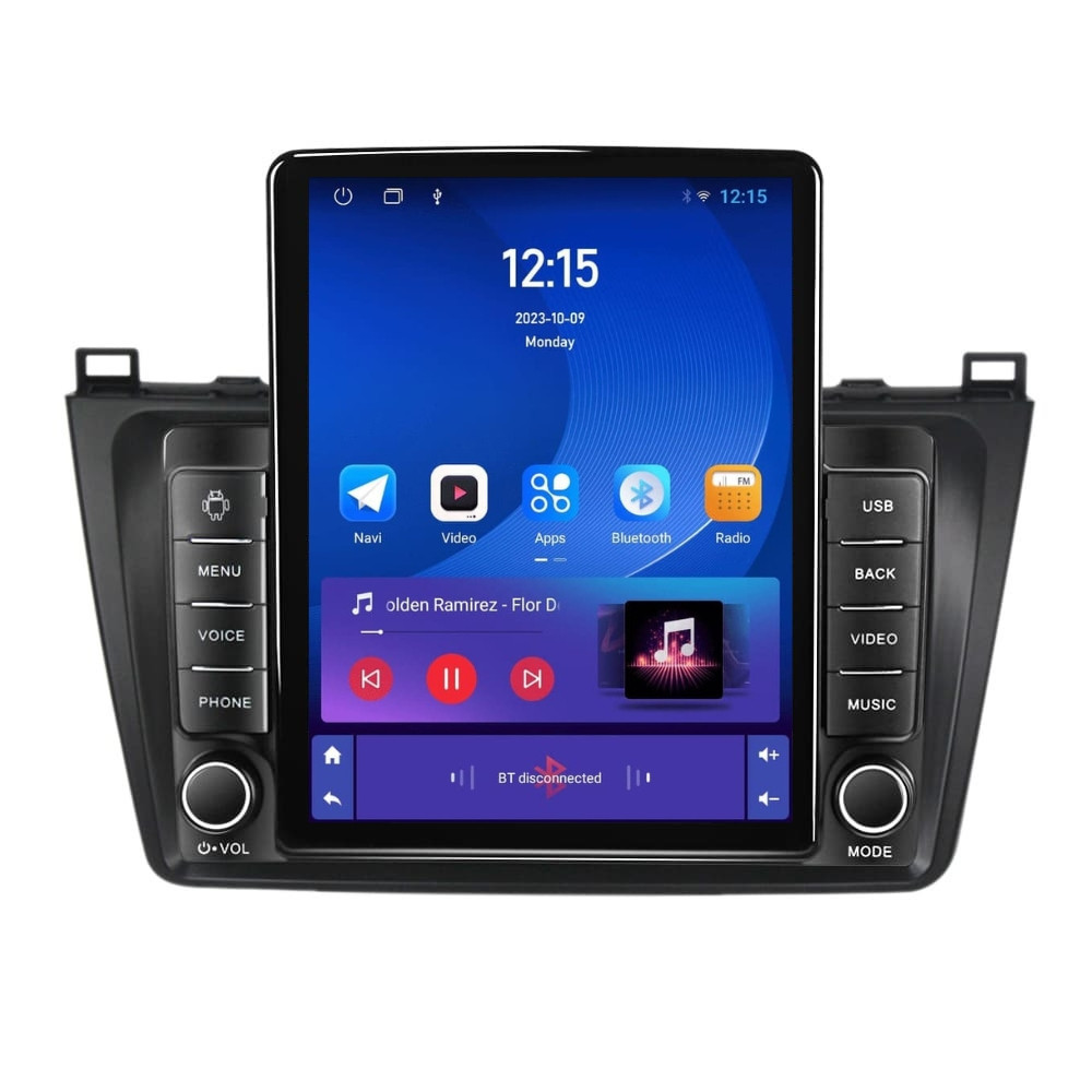 Navigatie dedicata cu Android Mazda 6 2008 - 2013, 1GB RAM, Radio GPS Dual Zone, Touchscreen IPS 9.7" HD tip Tesla, Internet Wi-Fi, Bluetooth, MirrorLink, USB