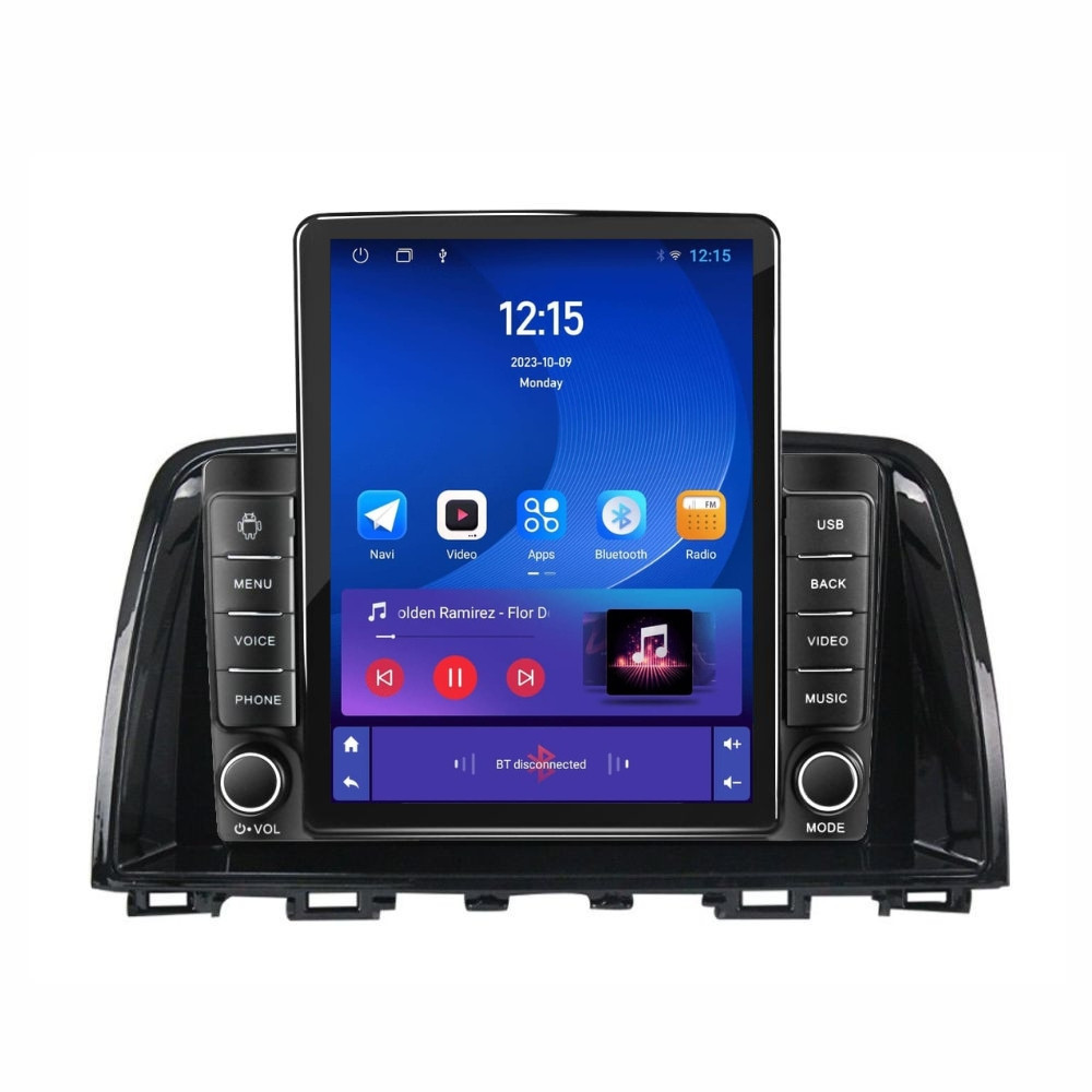 Navigatie dedicata cu Android Mazda 6 2013 - 2015, 1GB RAM, Radio GPS Dual Zone, Touchscreen IPS 9.7" HD tip Tesla, Internet Wi-Fi, Bluetooth, MirrorLink, USB