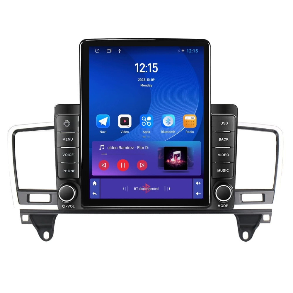 Navigatie dedicata cu Android Mercedes M-Class ML W166 2011 - 2015, 1GB RAM, Radio GPS Dual Zone, Touchscreen IPS 9.7" HD tip Tesla, Internet Wi-Fi, Bluetooth, MirrorLink, USB