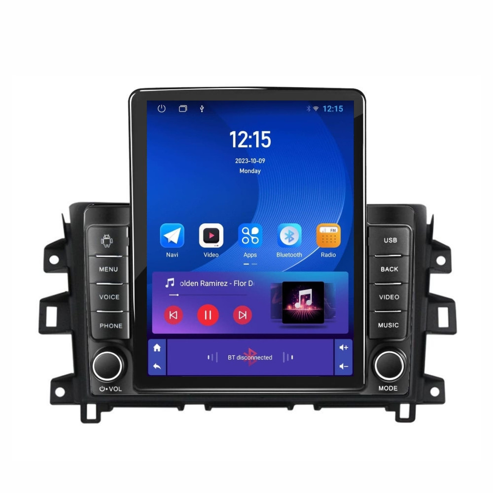 Navigatie dedicata cu Android Nissan Navara / NP300 D23 dupa 2014, 1GB RAM, Radio GPS Dual Zone, Touchscreen IPS 9.7" HD tip Tesla, Internet Wi-Fi, Bluetooth, MirrorLink, USB