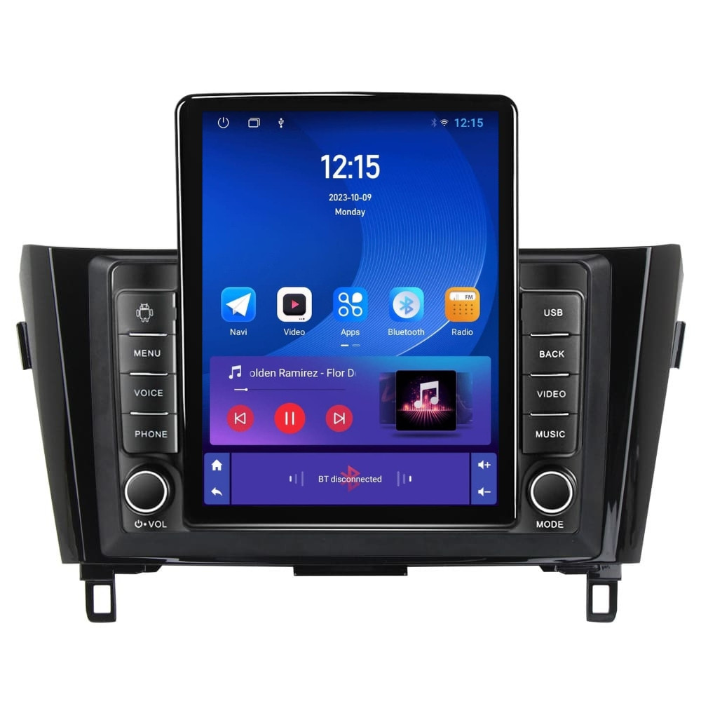 Navigatie dedicata cu Android Nissan Qashqai II 2014 - 2021, 1GB RAM, Radio GPS Dual Zone, Touchscreen IPS 9.7" HD tip Tesla, Internet Wi-Fi, Bluetooth, MirrorLink, USB