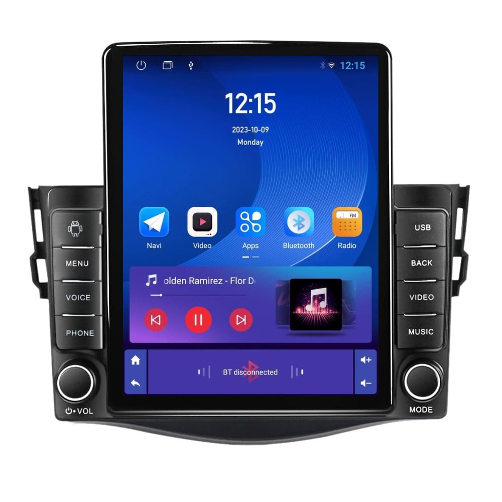 Navigatie dedicata cu Android Toyota Rav4 III 2005 - 2013, 1GB RAM, Radio GPS Dual Zone, Touchscreen IPS 9.7" HD tip Tesla, Internet Wi-Fi, Bluetooth, MirrorLink, USB
