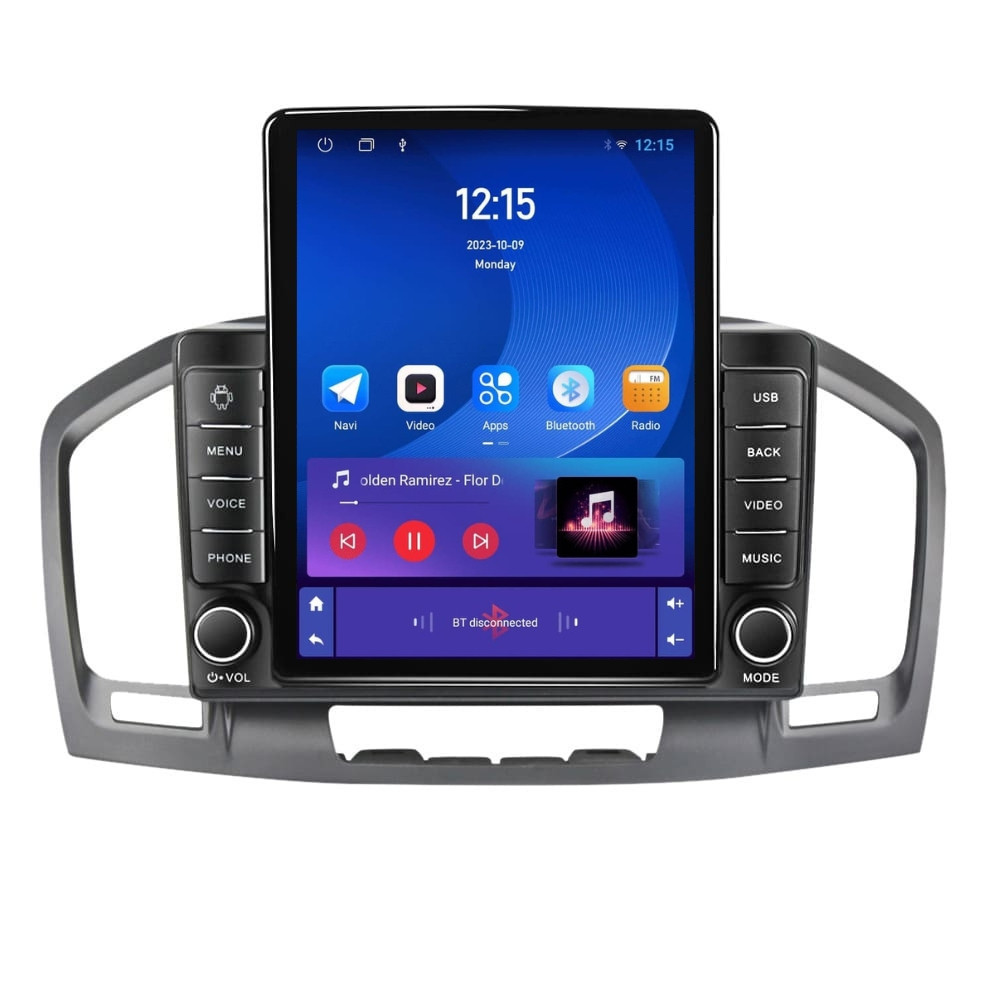 Navigatie dedicata cu Android Opel Insignia A 2008 - 2013, 1GB RAM, Radio GPS Dual Zone, Touchscreen IPS 9.7" HD tip Tesla, Internet Wi-Fi, Bluetooth, MirrorLink, USB