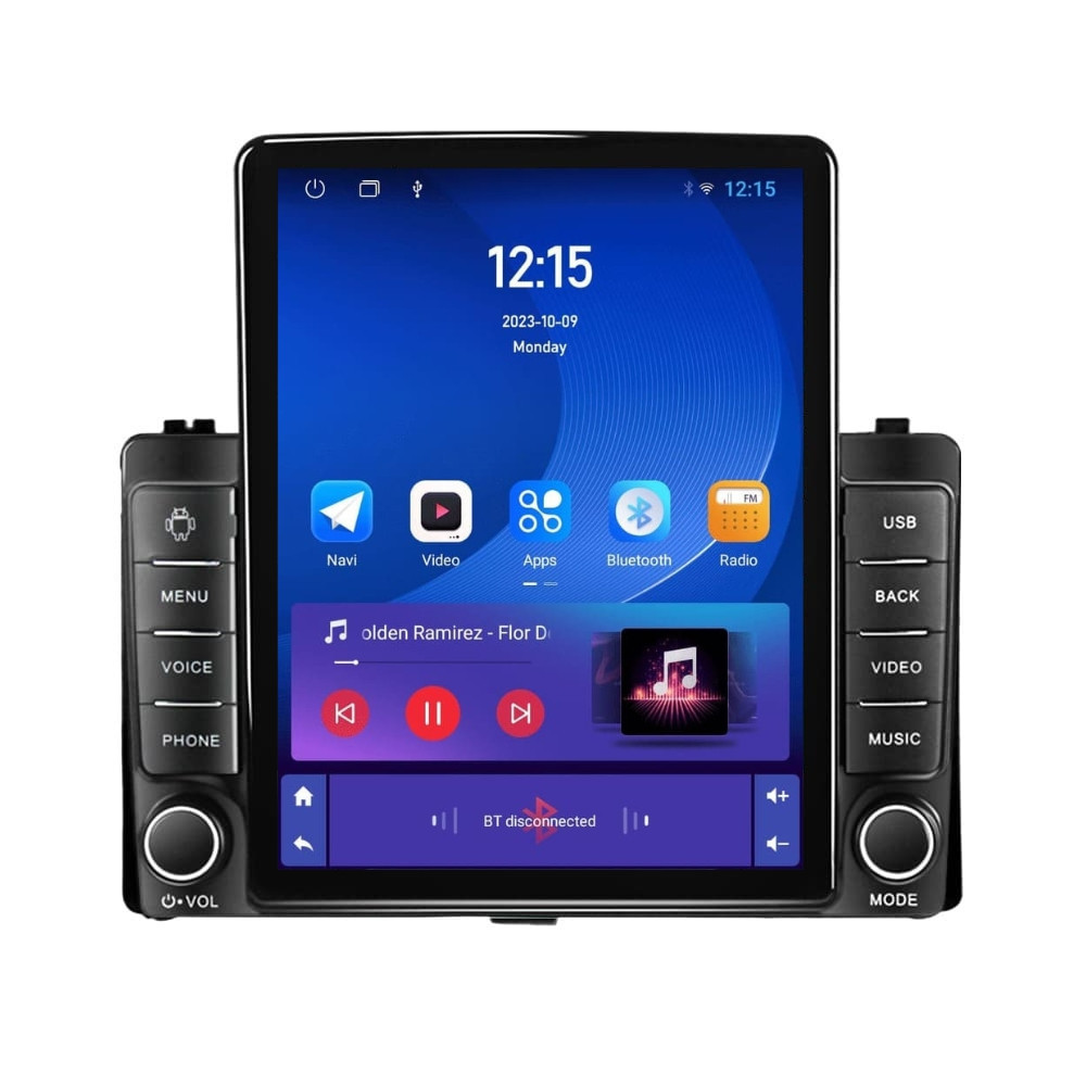 Navigatie dedicata cu Android Toyota Corolla 2017 - 2018, 1GB RAM, Radio GPS Dual Zone, Touchscreen IPS 9.7" HD tip Tesla, Internet Wi-Fi, Bluetooth, MirrorLink, USB