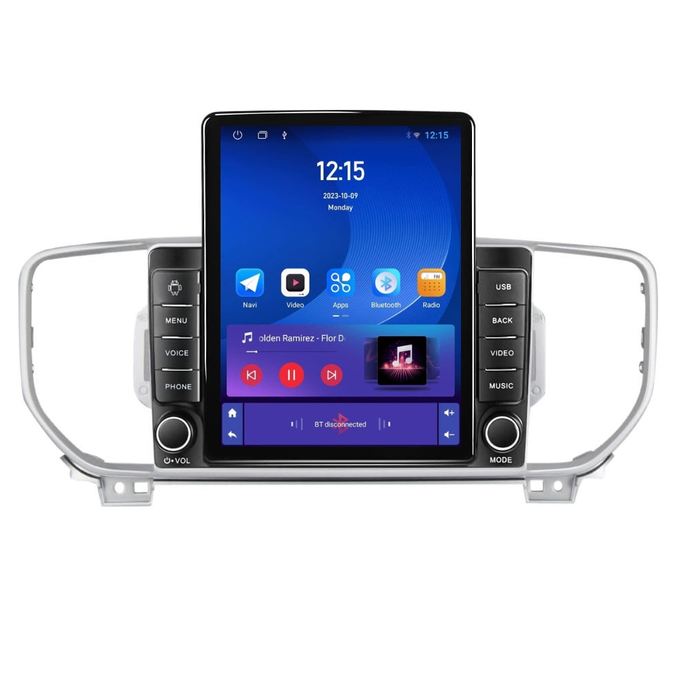 Navigatie dedicata cu Android Kia Sportage 2018 - 2021, 1GB RAM, Radio GPS Dual Zone, Touchscreen IPS 9.7" HD tip Tesla, Internet Wi-Fi, Bluetooth, MirrorLink, USB